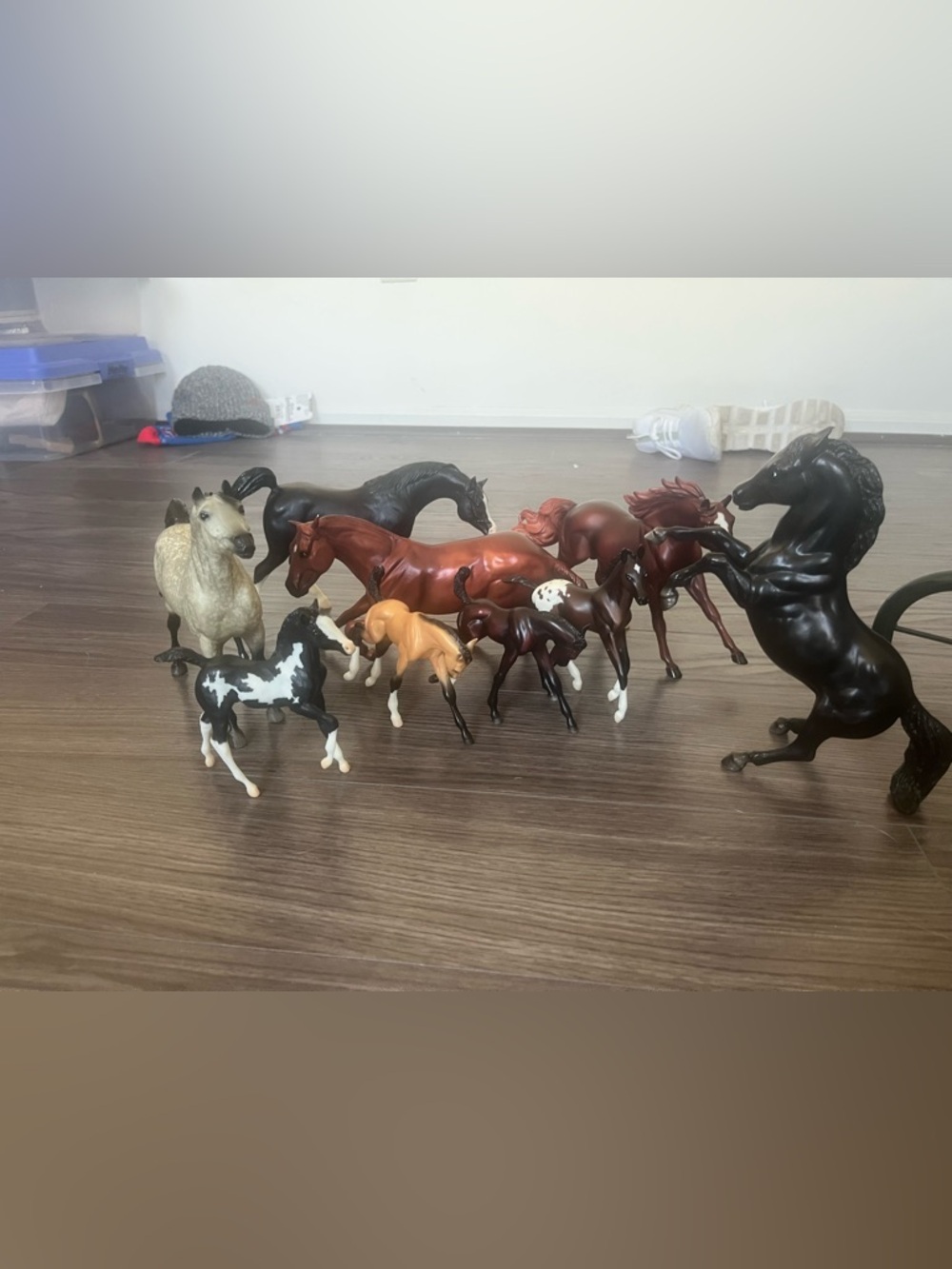 Assorted Kids Toy Horses - Brown, Black, Tan, White, Chestnut